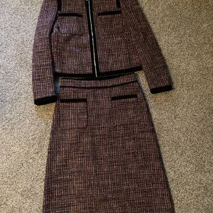 Kate Spade Pink Tweed Suit